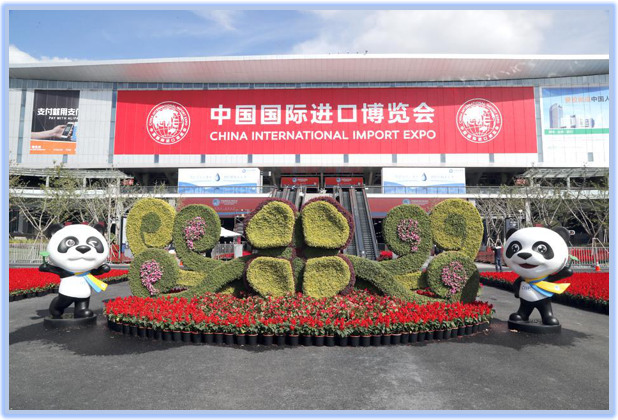 参加首届中国国际进口博览会
